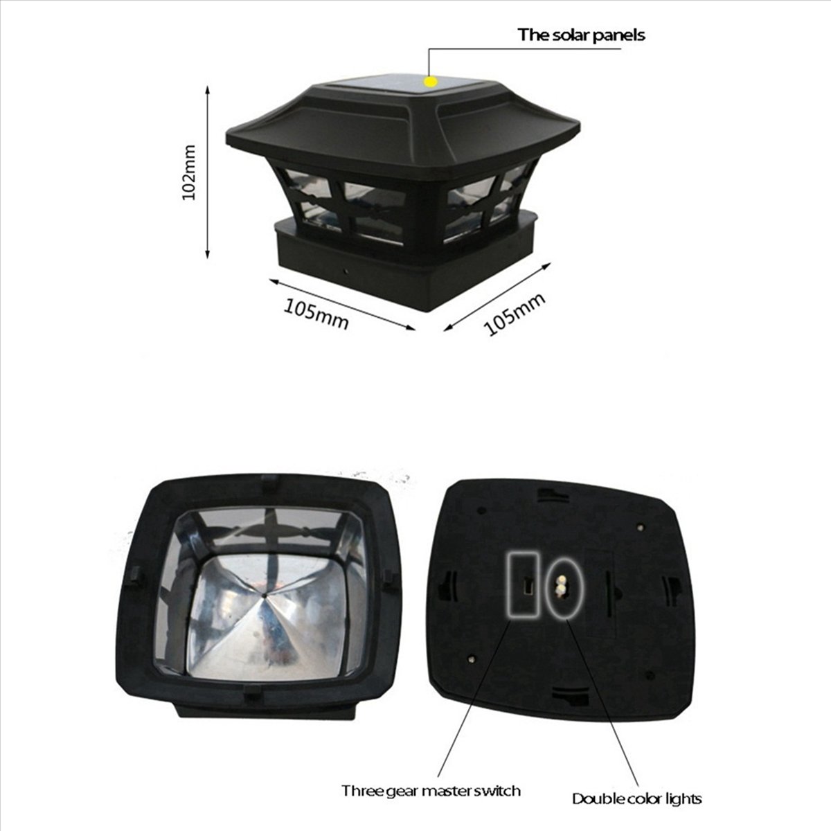 Canlı - 4X Güneş Enerjili Dire - Solar Post Cap Light 4X4 incelemesi ve fiyatı