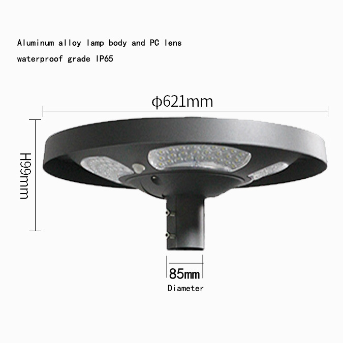Su geçirmez IP65 UFO Solar LED - Solar Garden Light Outdoor Waterproof incelemesi ve fiyatı