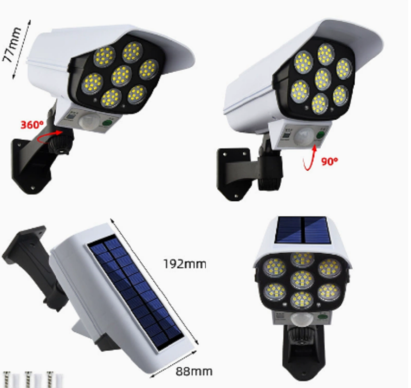 Uzaktan Kumandalı, Güneş Enerj - Solar Security Camera Light incelemesi ve fiyatı