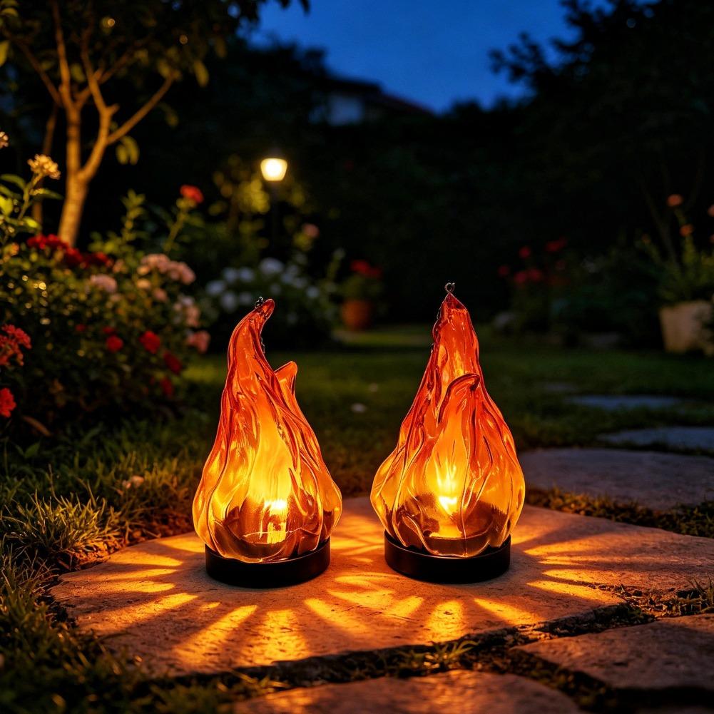 Güneş Enerjili Alev Efektli As - Solar Garden Light Outdoor Waterproof incelemesi ve fiyatı