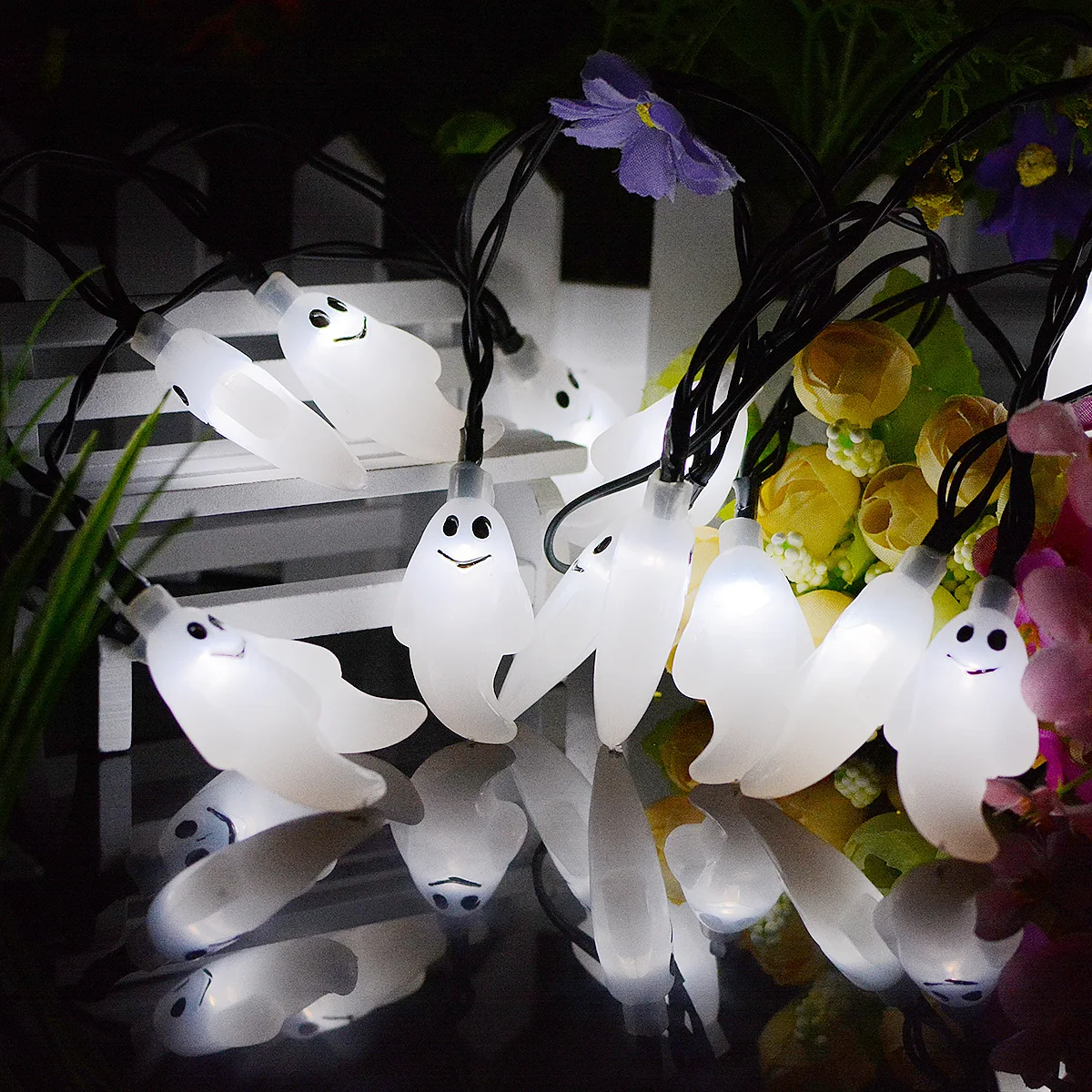 7m 50leds noel güneş hayalet i - Solar String Lights Outdoor 20M incelemesi ve fiyatı