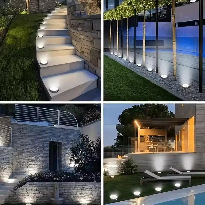 Güneş Enerjili Disk Işık IP68  - Solar Garden Light Dusk To Dawn incelemesi ve fiyatı
