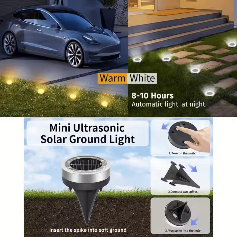 Güneş Enerjili Disk Işık IP68  - Solar Garden Light Dusk To Dawn incelemesi ve fiyatı