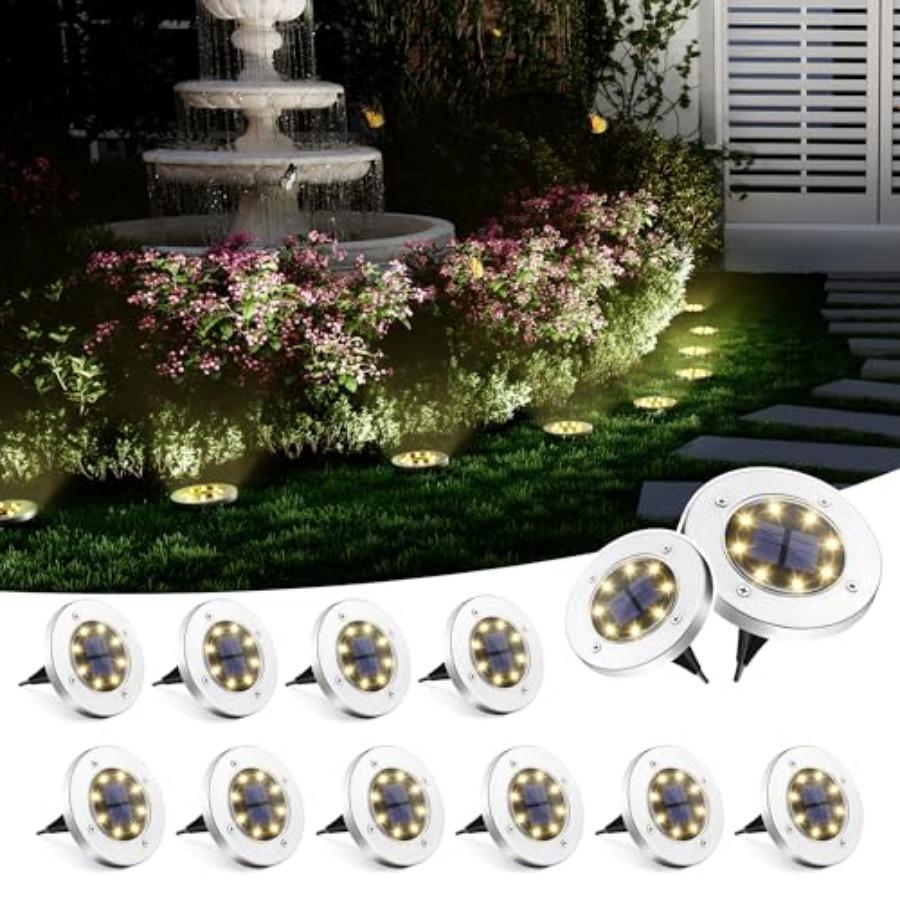 Güneş Enerjili Zemin Lambaları - Solar Garden Light Outdoor Waterproof incelemesi ve fiyatı