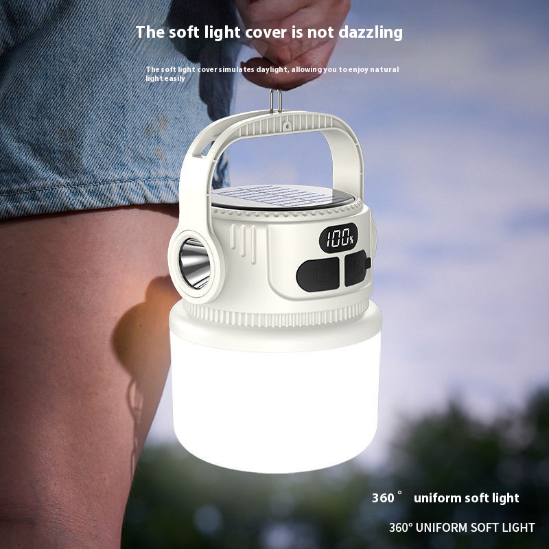LED Güneş Ampul Işık Şarj Edil - Solar Lantern Camping Collapsible incelemesi ve fiyatı