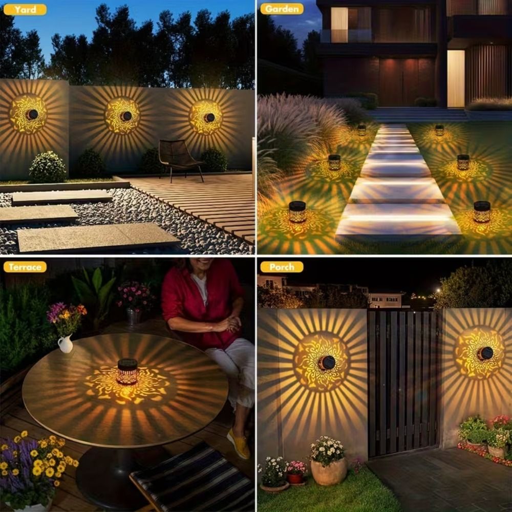 Ayçiçeği Mandala Güneş Enerjil - Solar Wall Light Fence Lamp incelemesi ve fiyatı