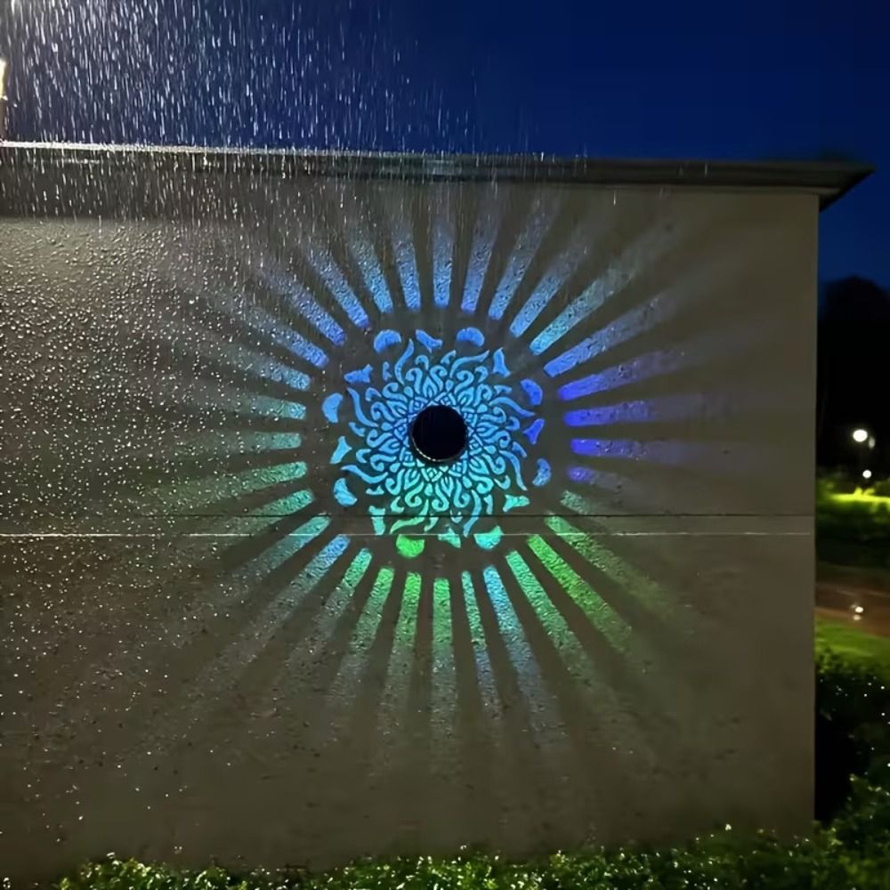 Ayçiçeği Mandala Güneş Enerjil - Solar Wall Light Fence Lamp incelemesi ve fiyatı