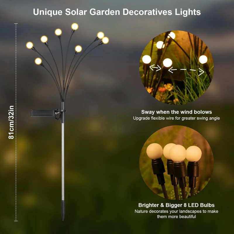 1-8'li Paket Güneş Enerjili Ba - Solar Pathway Lights 8 Pack incelemesi ve fiyatı