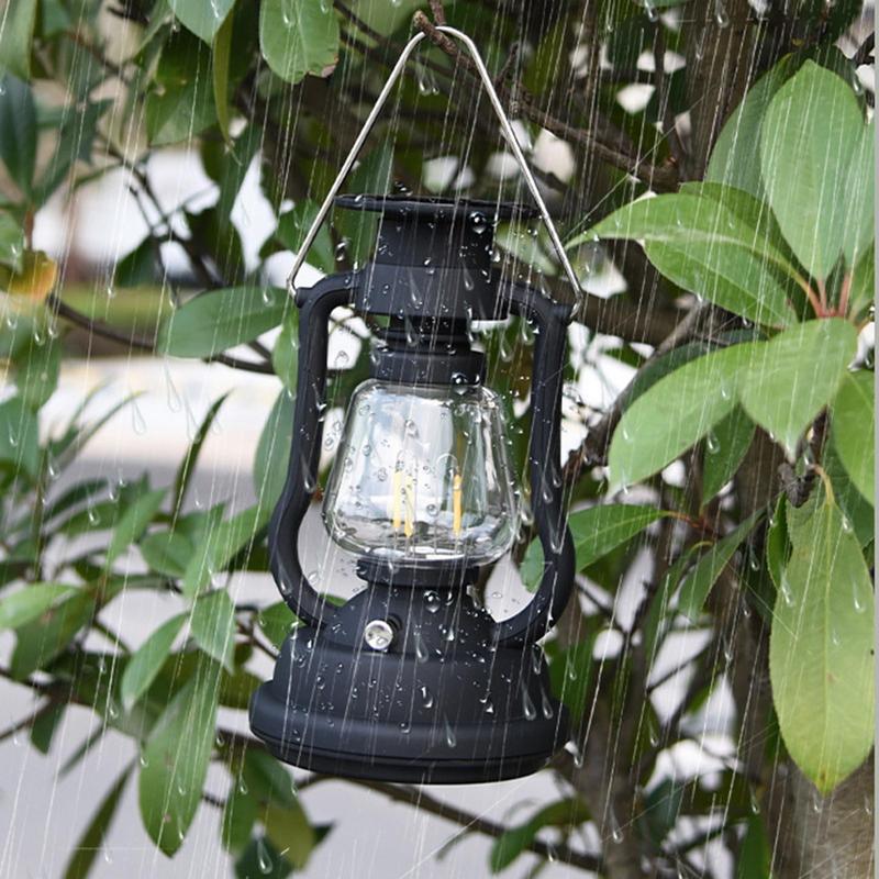 Retro kamp feneri el krank gaz - Solar Lantern Camping Collapsible incelemesi ve fiyatı