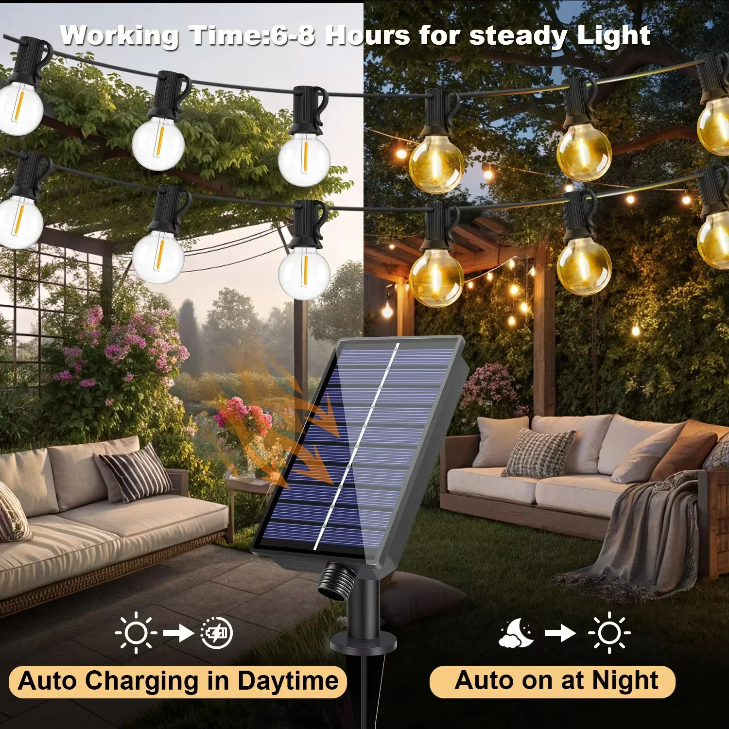 Kırılmaz Güneş Çelenk Lamba Aç - Solar String Lights Outdoor 20M incelemesi ve fiyatı