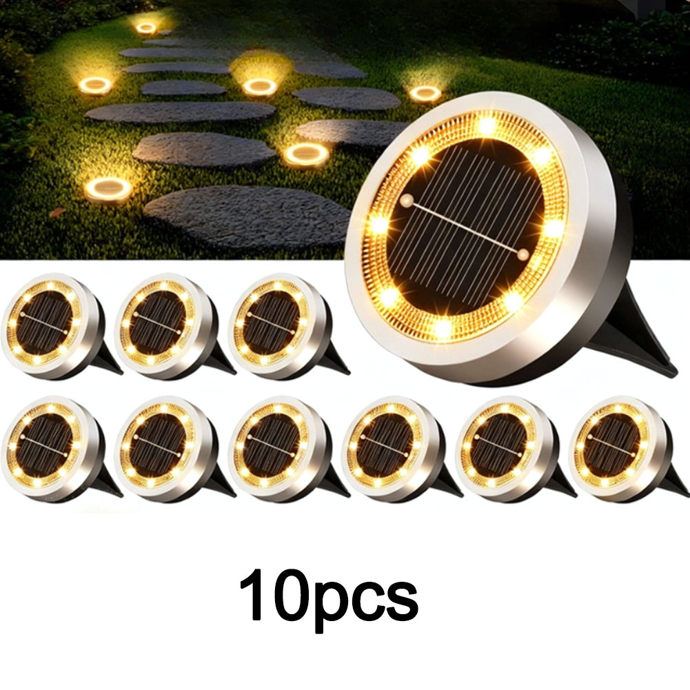 10'lu Paket, Güneş Enerjisiyle - Solar Pathway Lights 8 Pack incelemesi ve fiyatı
